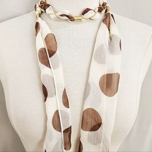 Scarf necklace